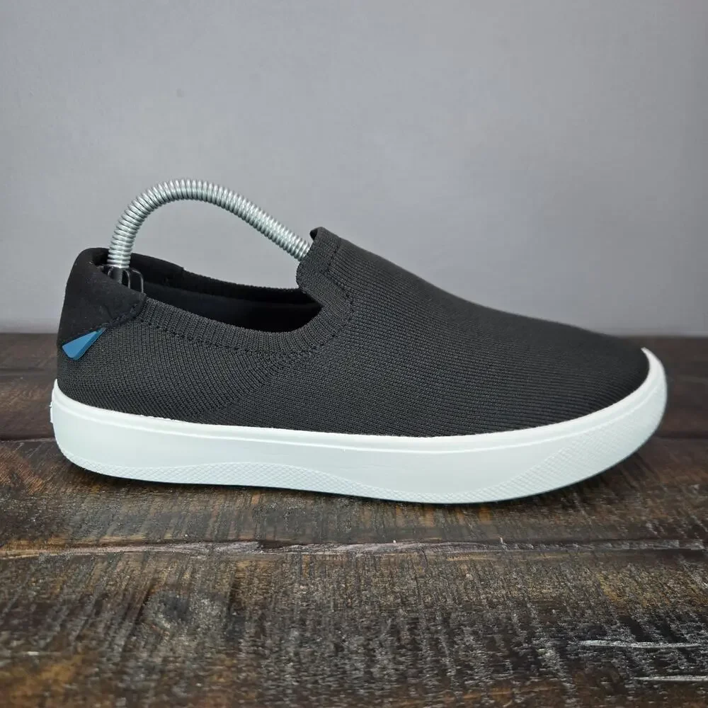 NEW Vessi Boardwalk Slip On Womens Size 8 Waterproof Shoes Sneaker Boulder Black